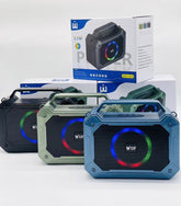 Bluetooth Speaker Portable Bass with FM USB TF Aux and Mic - 15W High Super Bass Sound Speaker - Solar Speaker