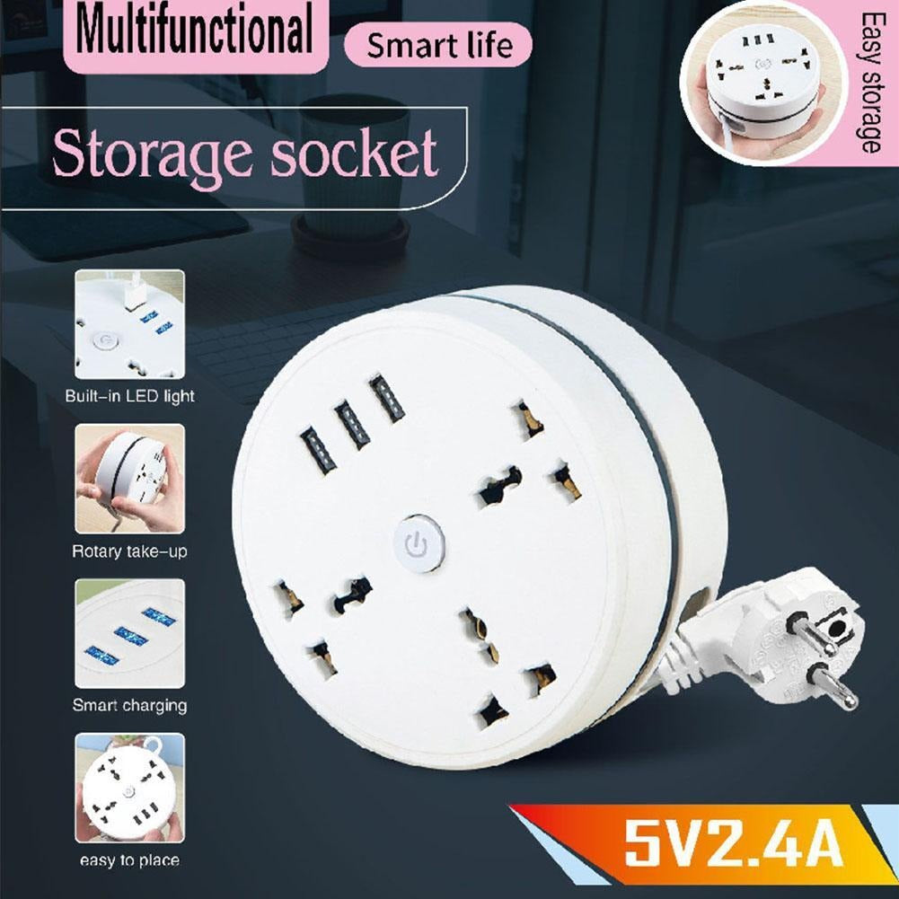 Universal Power Socket Extension Socket - Extension Board - Electric Extension Board - Multi Switches Port Board with Fast Usb Ports