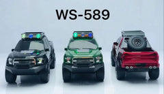 WS-589 Wireless Bass Bluetooth Speaker Model Cars with Stereo Sound