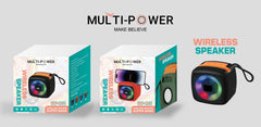 Multipower Bluetooth Speaker Bass Sound - High Quality Portable Speaker - Long Battery Life - Wireless Speaker