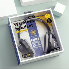 New Design Wireless Bluetooth Headphones with Mic – Hi-Fi Sound, Noise Cancelling, Foldable Over-Ear – Best for Music, Gaming, Calls