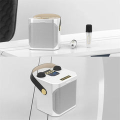 Koleer S882 Karaoke Speaker With Dual Mic - Wireless Bluetooth Speaker - Portable Speaker - Music Speaker - Bass Sound Speaker