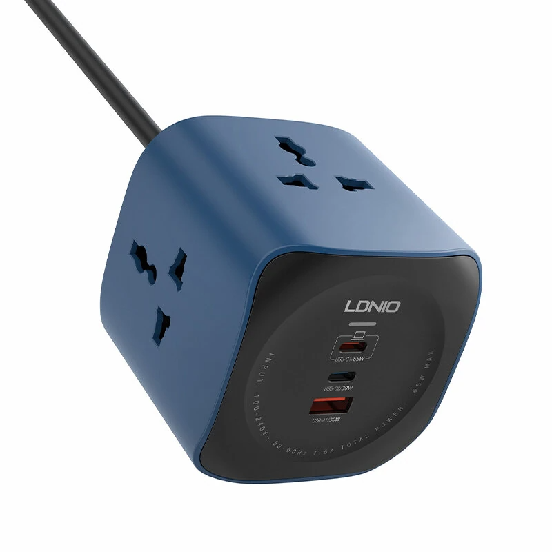 Ldnio SC3319 65W Fast Charging Desktop Charging Station-EU Plug / Fast Charging Extension Plug