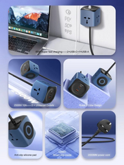 Ldnio SC3319 65W Fast Charging Desktop Charging Station-EU Plug / Fast Charging Extension Plug